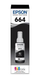 664 Ecotank Botella de tinta negra EPSON