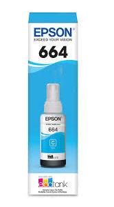 664 Ecotank Botella de tinta azul EPSON