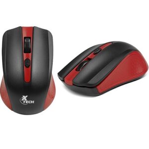 MOUSE XTECH INALAMBRICO 2.4 GHz 4 BOTONES 1600dpi Red